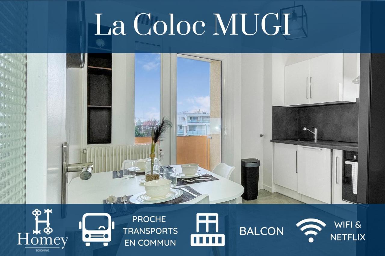 Homey La Coloc Mugi - Colocation Haut De Gamme - Chambres Privees - Balcon - Wifi Et Netflix - Proche Transports Commun Annemasse Extérieur photo